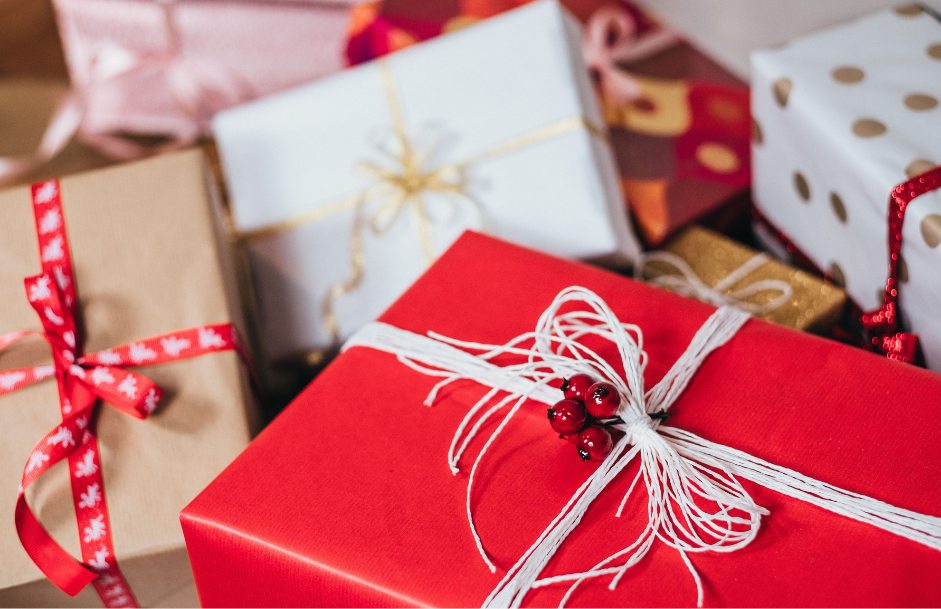 Wrapped gifts